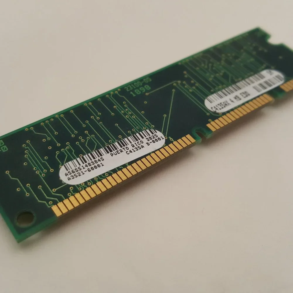 HP C4135AX 4MB 100-pin EDO DRAM DIMM from HP LJ 4000 | A3521-60001 | USED